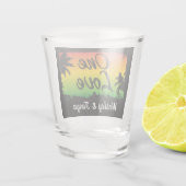 Verre A Shot Mariage de One Love Caribbean Beach (Dos)