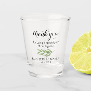 Verre A Shot Mariage Favor Merci