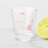 Verre A Shot Mariage Fleurissant Shower de Mariée (Dos)