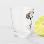 Verre A Shot Mariage floral de Bourgogne d'amour de (Gauche)