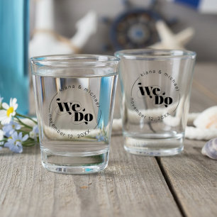 Verre A Shot Mariage Moderne Décoratif We Do ID887