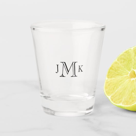 Verre A Shot Mariage Monogramme (Devant)