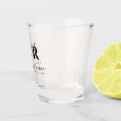 Verre A Shot Mariage Monogramme moderne mariée et chambre perso (Droite)