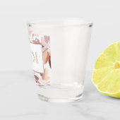 Verre A Shot Mariage/Monogramme Printemps Style Floral moderne (Droite)