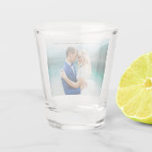 Verre A Shot Mariage personnalisé de photo de couples (Dos)