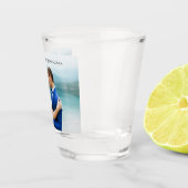 Verre A Shot Mariage personnalisé de photo de couples (Droite)