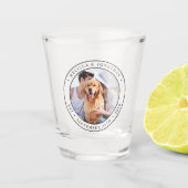 Verre A Shot Mariage photo personnalisé (Devant)