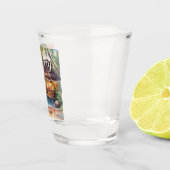 Verre A Shot Mariage Plage Tropicale Tiki Bar Shower (Droite)