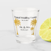 Verre A Shot Mariage tropical (Devant)