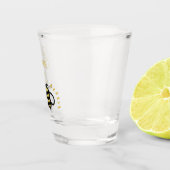 Verre A Shot Marié à Venir Cadeau de Mariage Or Personnalisé (Droite)