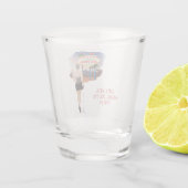 Verre A Shot Mariee aux Cheveux Bruns de Las Vegas (Dos)