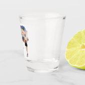 Verre A Shot Mariee aux Cheveux Bruns de Las Vegas (Droite)