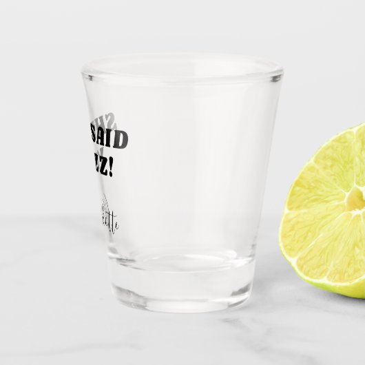 Verre A Shot Mariée elle a dit oui nom bachelorette fête (Droite)