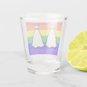 Verre A Shot Mariée et mariée (Dos)