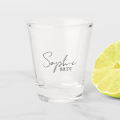 Verre A Shot Mariée personnalisée (Devant)