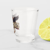 Verre A Shot Marine Corps Veteran Logo Emblem (Droite)