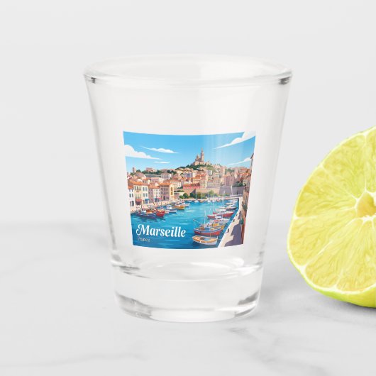 Verre A Shot Marseille France (Devant)