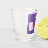 Verre A Shot Marshmallows mignons roses par dessin animé sur le (Gauche)