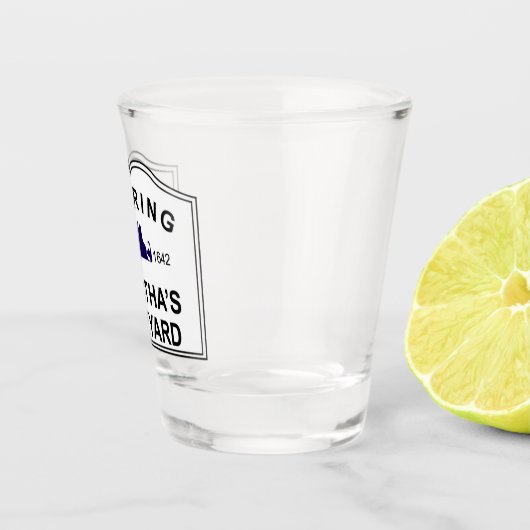 Verre A Shot Martha's Vineyard entrant (Droite)