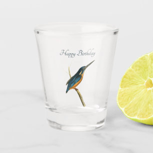 Verre A Shot Martin-pêcheur azur