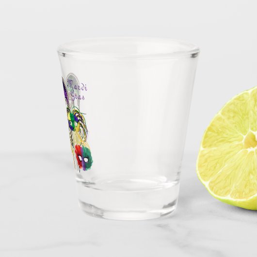 Verre A Shot Masques Mardi Gras 1 (Droite)