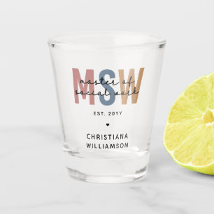 Verre A Shot Master en travail social en MSW