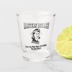 Verre A Shot Masters Degree : Eviter le monde réel
