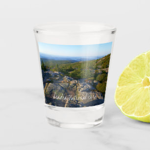 Verre A Shot Matin au sommet du mont Cadillac à Acadia