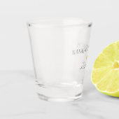 Verre A Shot Matron Art déco moderne d'honneur Heart Gold Nom (Gauche)