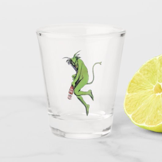 Verre A Shot Maurin Quina Green Devil (Devant)