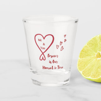 Verre A Shot Me & You Forever est un verre à shot Moment dans l