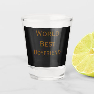 Verre A Shot Meilleur mari petit ami homme journée de la Saint-