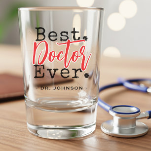 Verre A Shot Meilleur Médecin Rouge Jamais