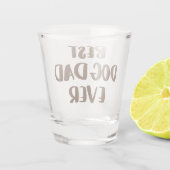 Verre A Shot Meilleur père de chien (Dos)