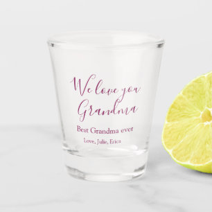 Verre A Shot meilleure grand-mère toujours grands-parents cadea