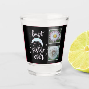 Verre A Shot Meilleure soeur Modèle photo