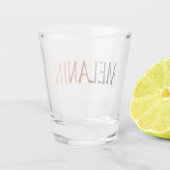 Verre A Shot MELANIN Nuances de noir (Dos)