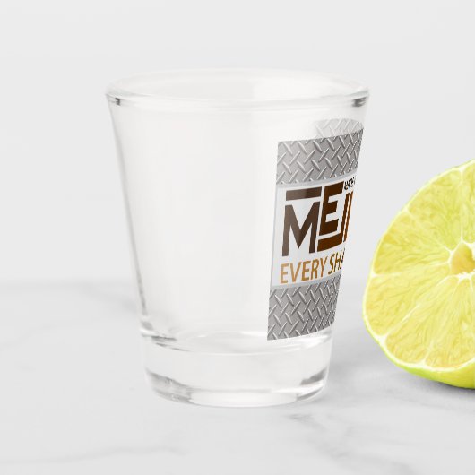 Verre A Shot Mélanine Chaque Ombre Étalée (Gauche)