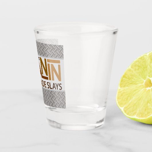 Verre A Shot Mélanine Chaque Ombre Étalée (Droite)