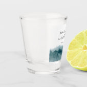 Verre A Shot Méménte Mariage de l'aquarelle de la forêt des mon (Gauche)