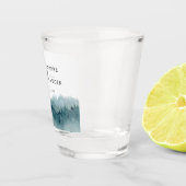 Verre A Shot Méménte Mariage de l'aquarelle de la forêt des mon (Droite)