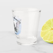 Verre A Shot Memorial Angel Wings Ajouter photo / Nom (Droite)