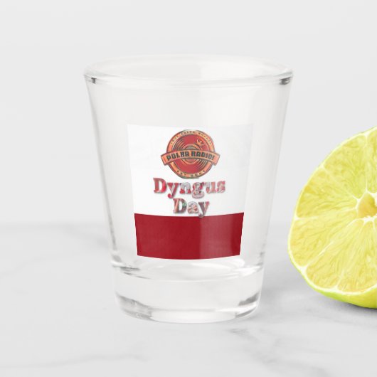 Verre A Shot Men's Dyngus Day Polka Radio (Devant)