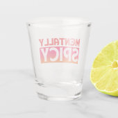 VERRE A SHOT MENTALEMENT SPICY CITE LA TYPOGRAPHIE (Dos)