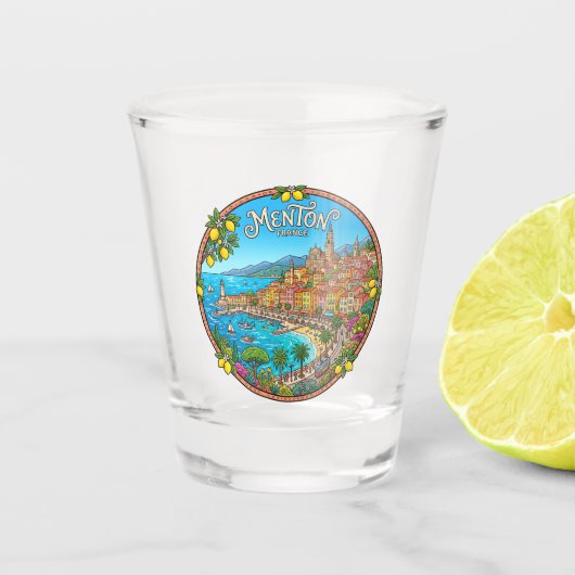 Verre A Shot Menton France (Devant)