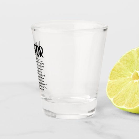 Verre A Shot Mentor (Droite)