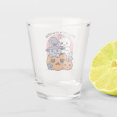 Verre A Shot Meow-Loween - Cute Halloween Conception Chat (Dos)