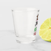 Verre A Shot Meowa Catmas Noël Kitty Chat Rouge Nez Reindeer (Gauche)