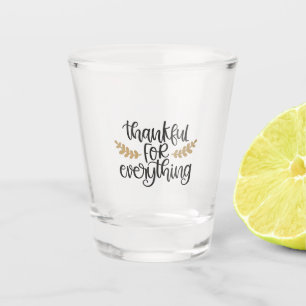 Verre A Shot Merci pour tout Thanksgiving drôle