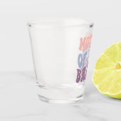 Verre A Shot Mère de la mariée mariée mariée mariage (Gauche)